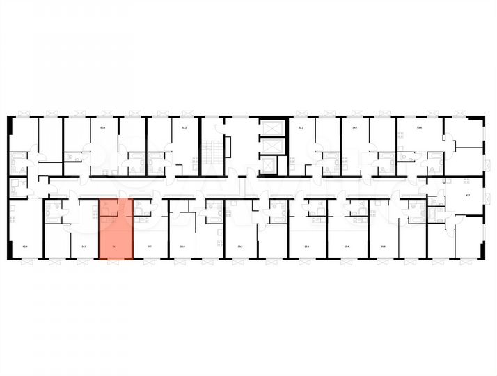 Квартира-студия, 19,7 м², 16/25 эт.