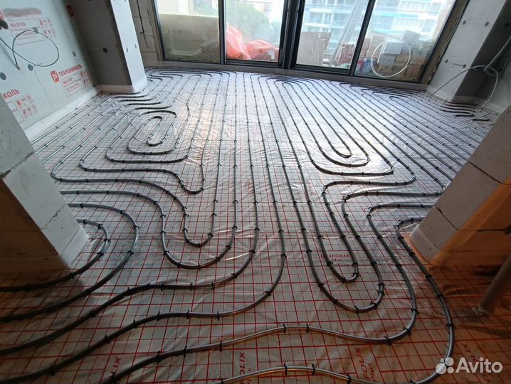 Водяной теплый пол Отопление под ключ