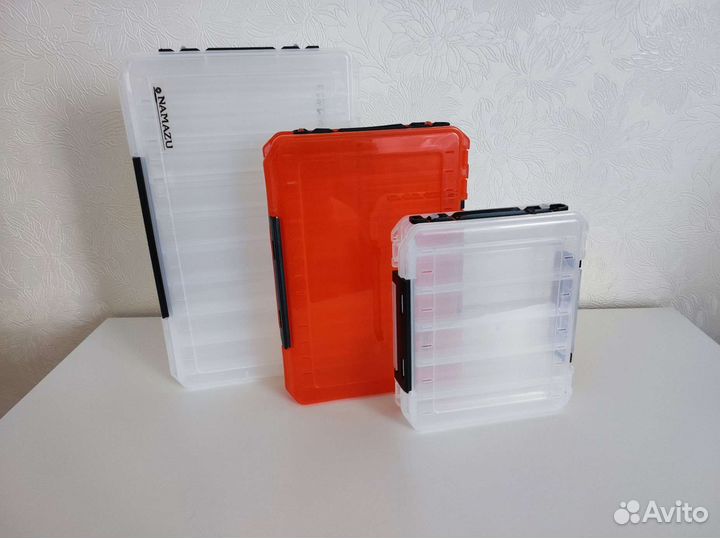 Коробка бокс для воблеров двухсторонняя