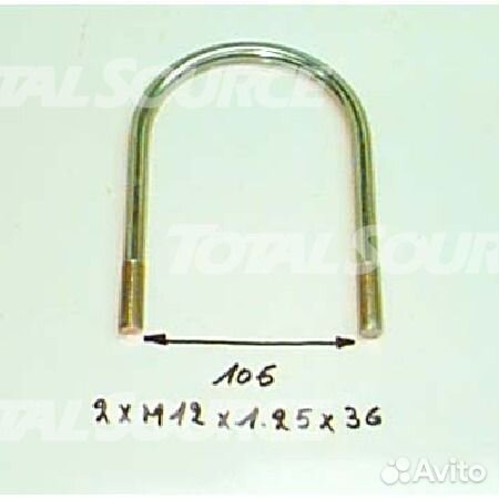 Болт U-образный TCM 2578832851 (TVH 9673161)