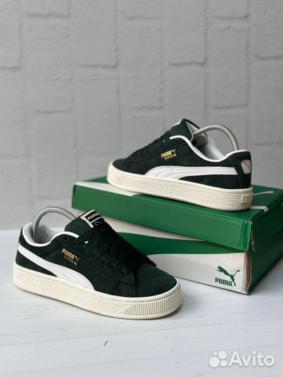 Кроссовки Puma Suede XL Green Дутыши