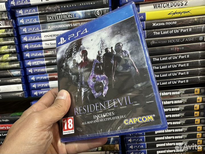 Resident evil 6 ps 4 диск новый