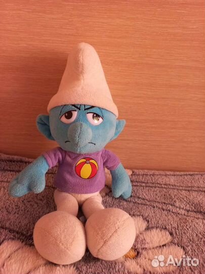 Мягкая игрушка новая Смурфик