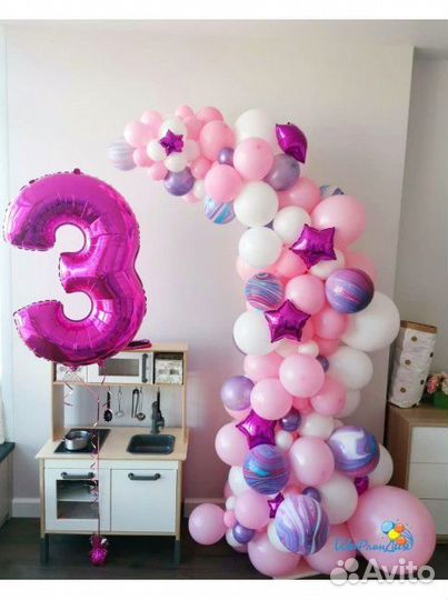 Фотозоны из воздушных шаров