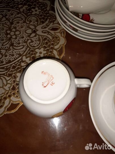 Кружка с блюдцем 6 шт