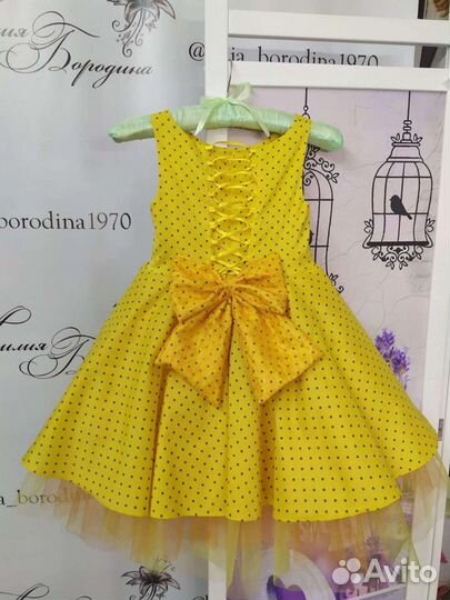 Платье для девочки стиляги