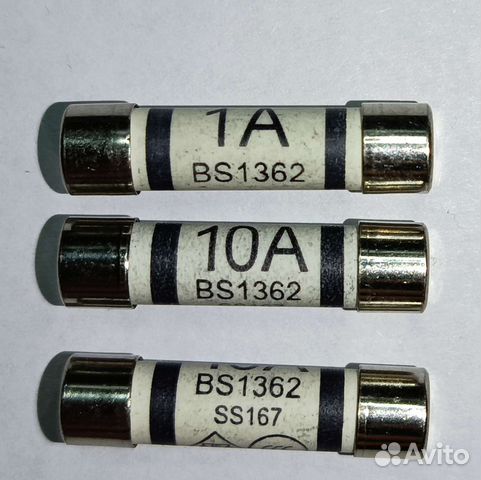 Предохранители ut61 bs1362 1А 10А