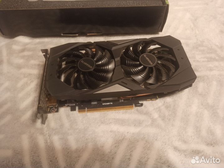 Видеокарта Gigabyte 1660 6Gb OC, б/у, 2 года