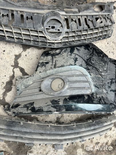 Решетка бампера opel astra h