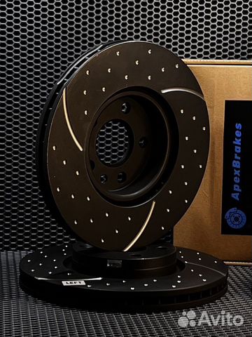 Диски тормозные Toyota Camry V40 с перфорацией