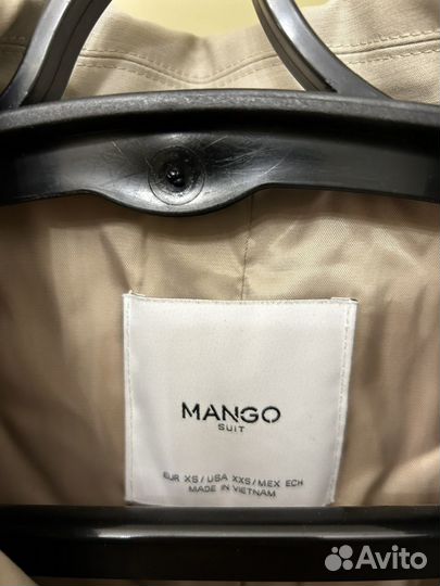 Плащ тренч женский Mango