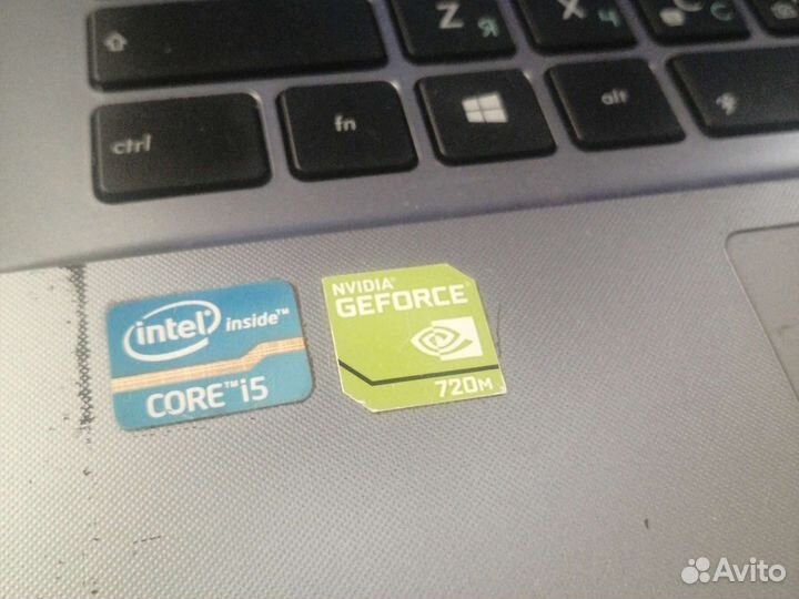 Игровой ноутбук asus x550v