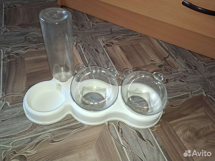 Миска 3 в 1,лоток + ложка