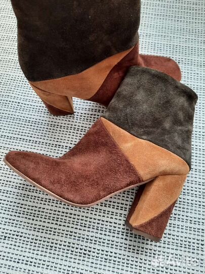 Ботильоны женские 37 размер натуральная замша
