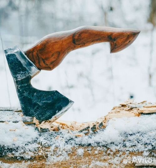 Кованый топор ручной работы Кулачный Крад