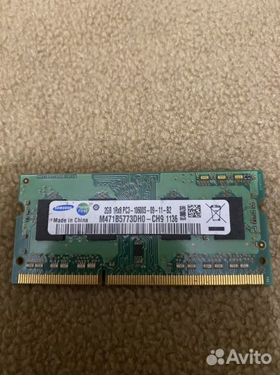 Оперативная память ddr3 для ноутбука
