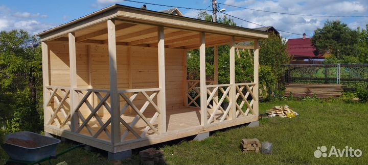 Беседка садовая № 9843