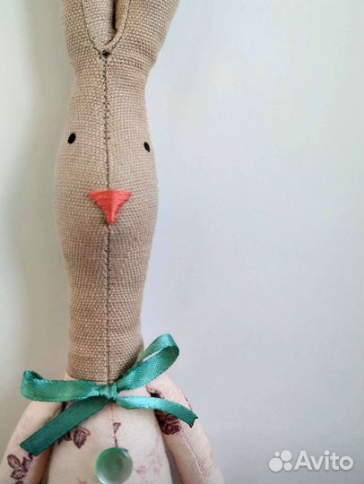 Зайка интерьерная кукла тильда