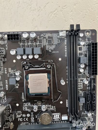 Материнская плата gigabyte GA-H110M-S2PV