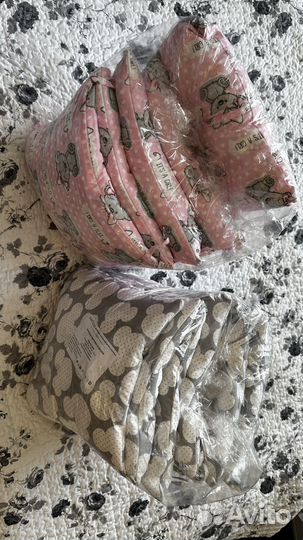 Бортики в кроватку новые