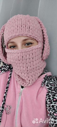 Плюшевая балаклава