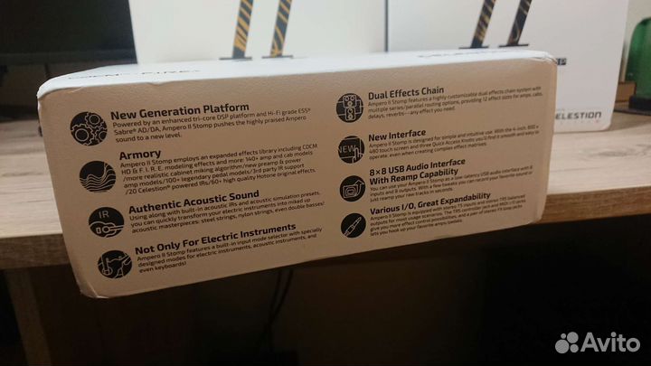 Hotone ampero ii stomp в наличии новые