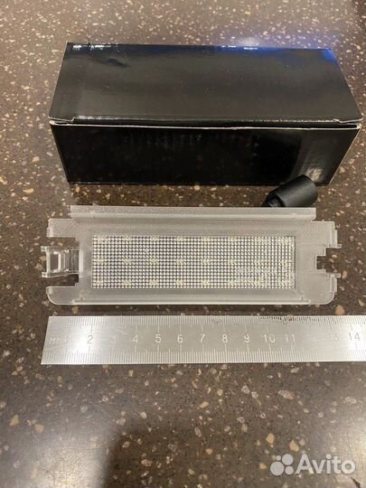 Подсветка номера Renault Logan Sandero