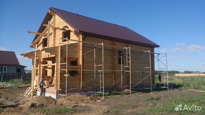 Бригада строителей Дома Кровля Фасад Фундамент