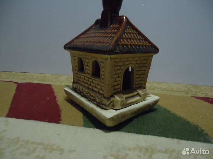 Подсвечник домик керамика Финляндия