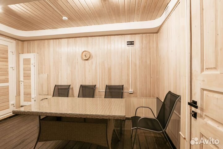 Баня сауна с бассейном