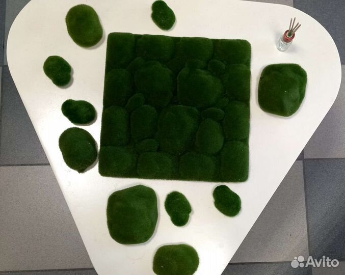 Мох искусственный 30*30