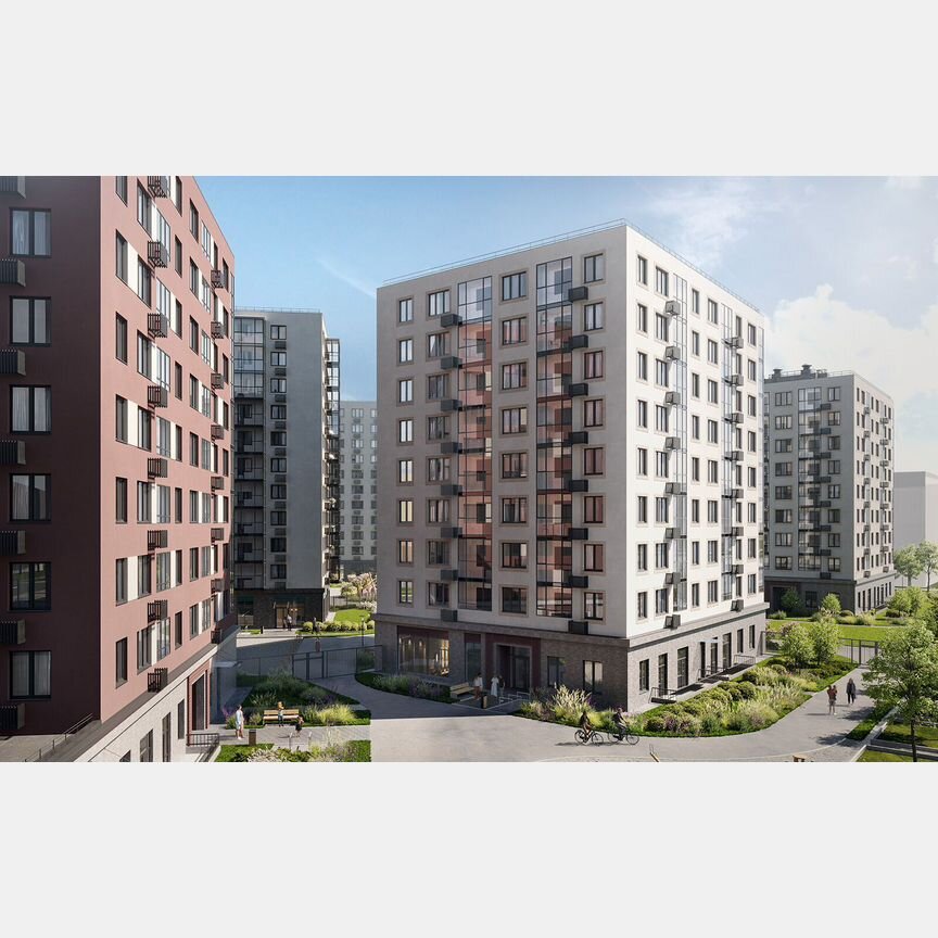 Квартира-студия, 21,6 м², 9/9 эт.