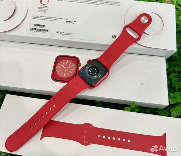 Как Новые Apple Watch 8 41mm Product Red