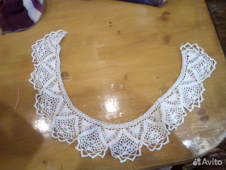 Воротнички плетёное кружево старинные