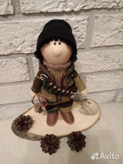 Интерьерная Текстильная Куколка Охотник