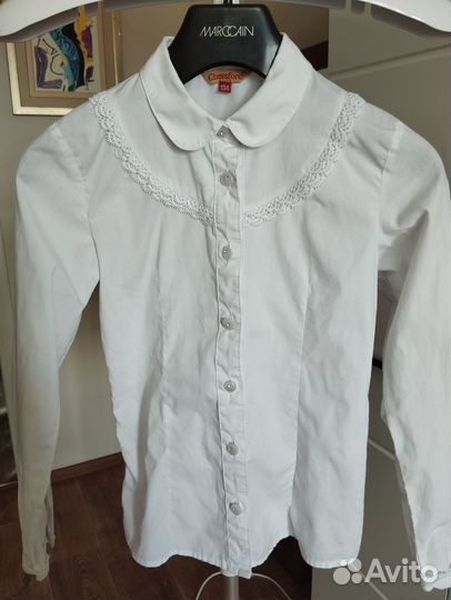 Блузка школьная 128, 134, 140