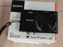 Компактный фотоаппарат sony WX 350, черный