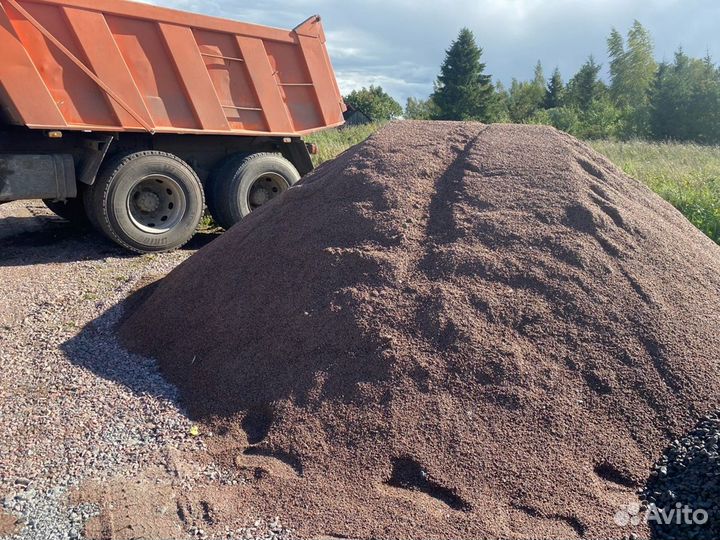 Отсев гранитный розовый