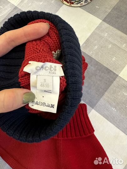 Шапка и воротник chobi