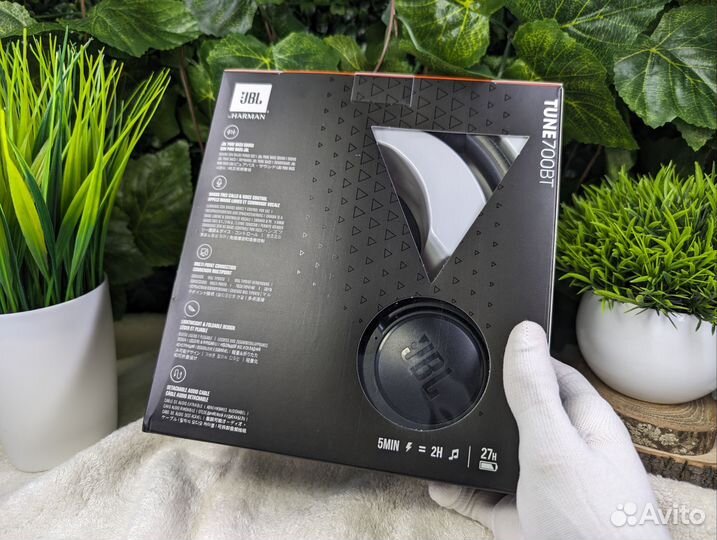 Беспроводные наушники jbl tune 700bt черный