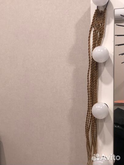 Искуственный хвост, резинка для волос