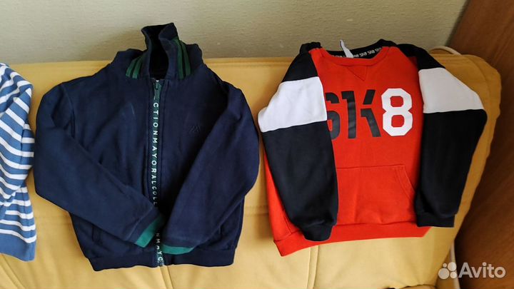 Брендовая одежда пакетом на мальчика 104-110