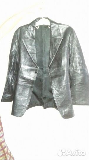 Пиджак мужской нат кожа, производство 