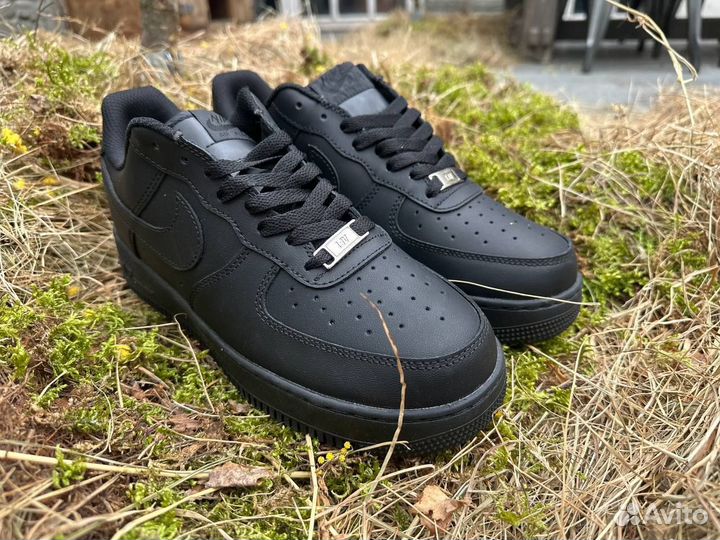 Кроссовки Nike Air Force 1 Low Black весна-лето