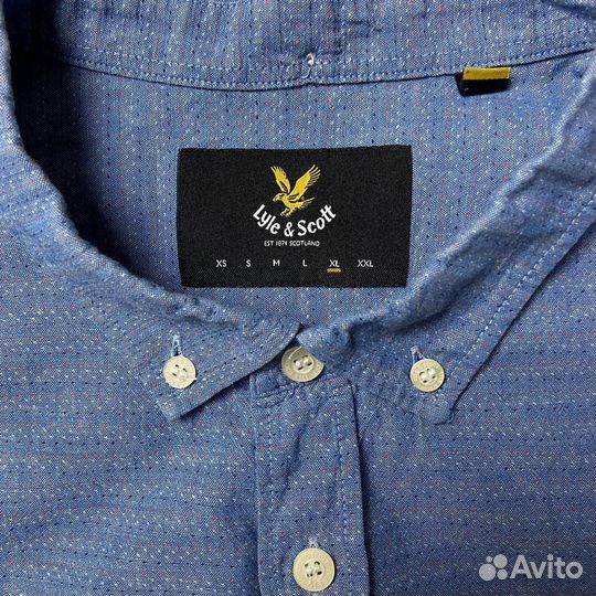 Lyle scott рубашка с коротким рукавом