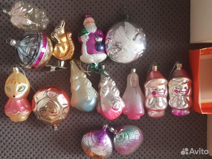 Елочные игрушки СССР