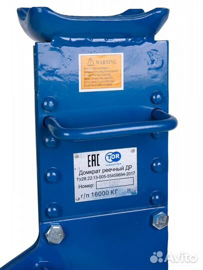 Домкрат реечный TOR др 16000 16 т