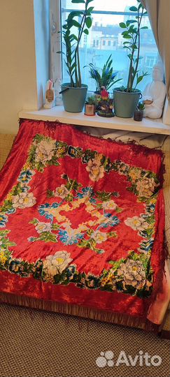 Покрывало плюшевое СССР