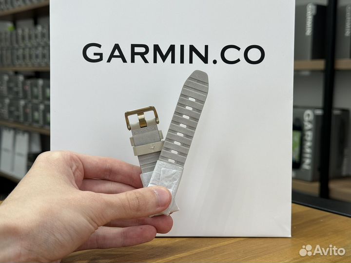 Ремешок Garmin Quickfit 20 Leather Limestone