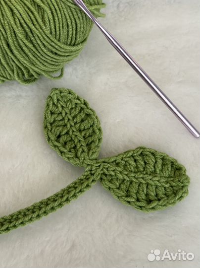 Листочек, росточек на наушники, обвес